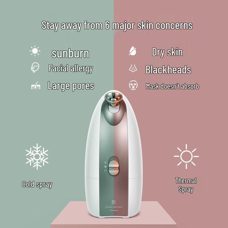 MKS Nano Cold & Hot Facial Steamer CN Plug (adapter Included)