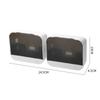 Bathroom Soap Holder Flip Lid Soap Storage Box Wall Mounted No Punch Soap Dish with Drain