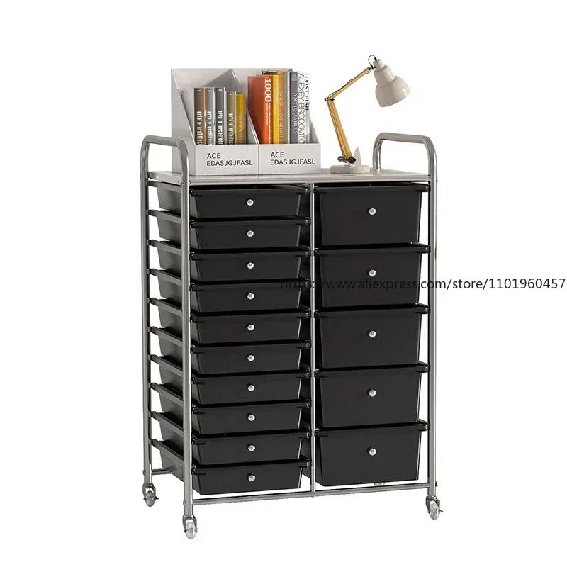 Multi-layer Drawer Plastic Cabinet for Snack Storage in Minimalist Style House Organizer