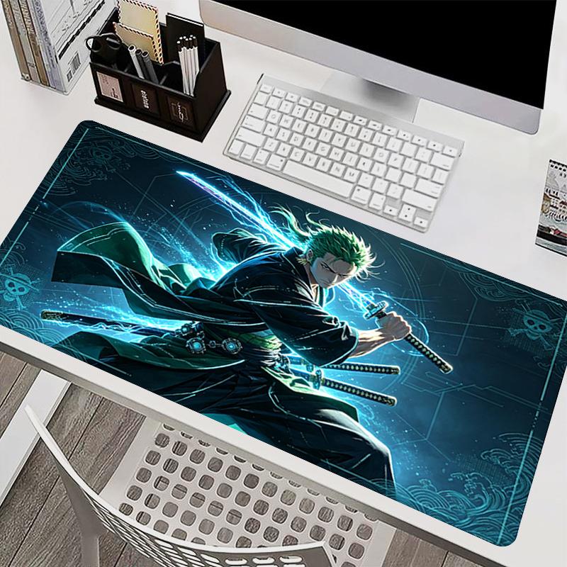 Big Mouse Pad Gamer Carpet Hd Print Oone Ppiece Zoro Anime Extended Desk Mat Pc Computer Gaming Accessories Antifray Mousepad