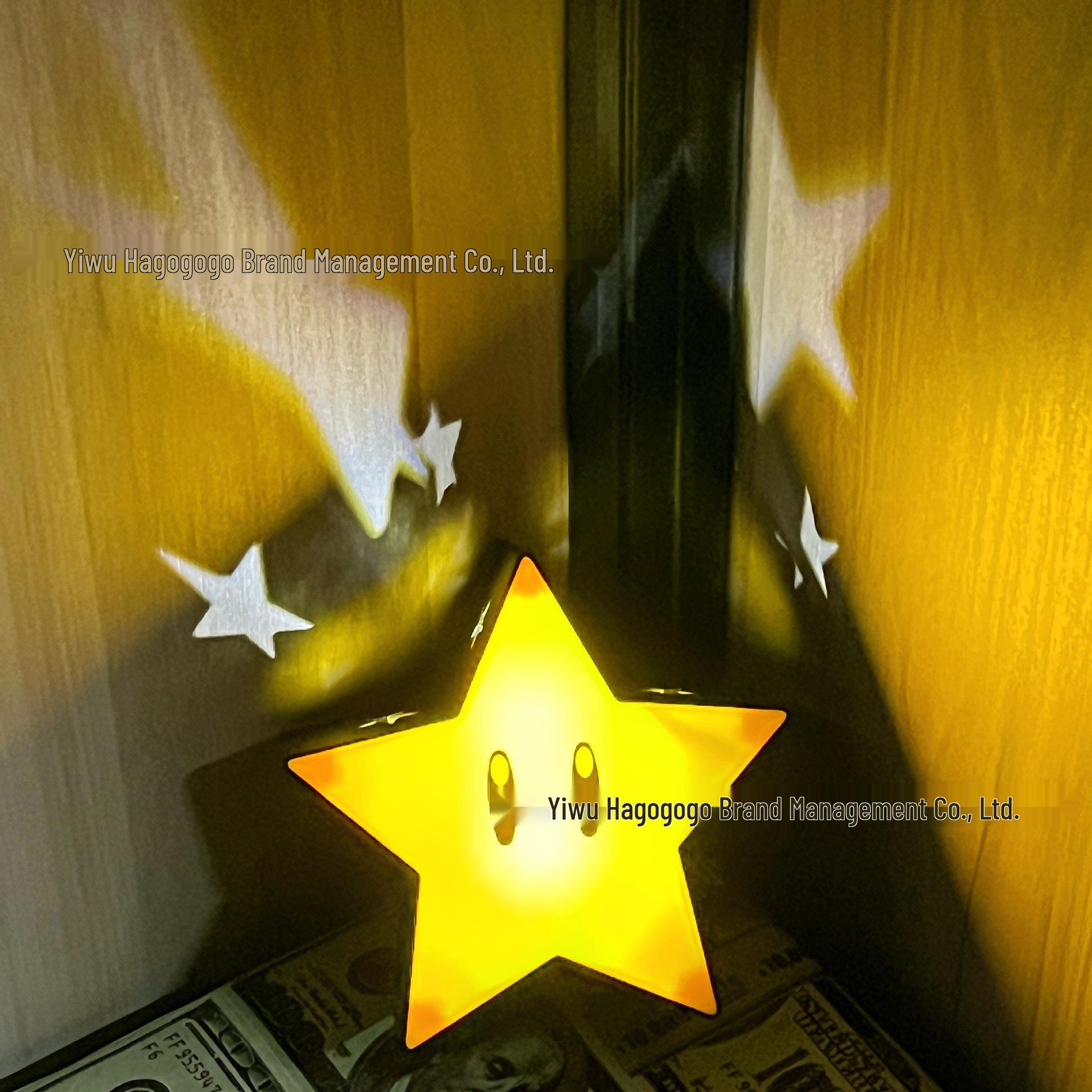 

Super Mario Luminous Star Bedside Lamp - Creative Night Light for a High-End Atmosphere 200mAh Battery