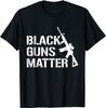 NEW LIMITED Black Guns Matter African American Protection T-Shirt - MADE IN USA