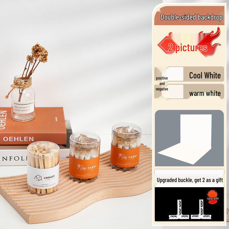 Solid Color Photography Backdrop - PVC Film for Cosmetics, Still Life, Cakes, and Food Photography Props