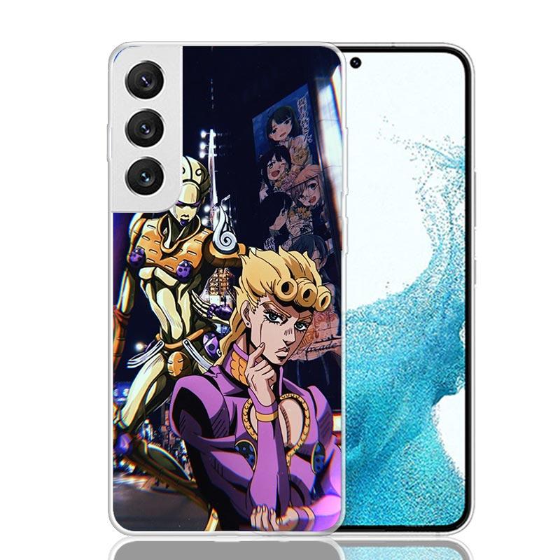 JoJo Adventure Giorno Giovanna Phone Case For Samsung Galaxy S26 S25 Edge S24 S23 FE S22 Ultra S21 Plus S20 + Fundas Cover Coque