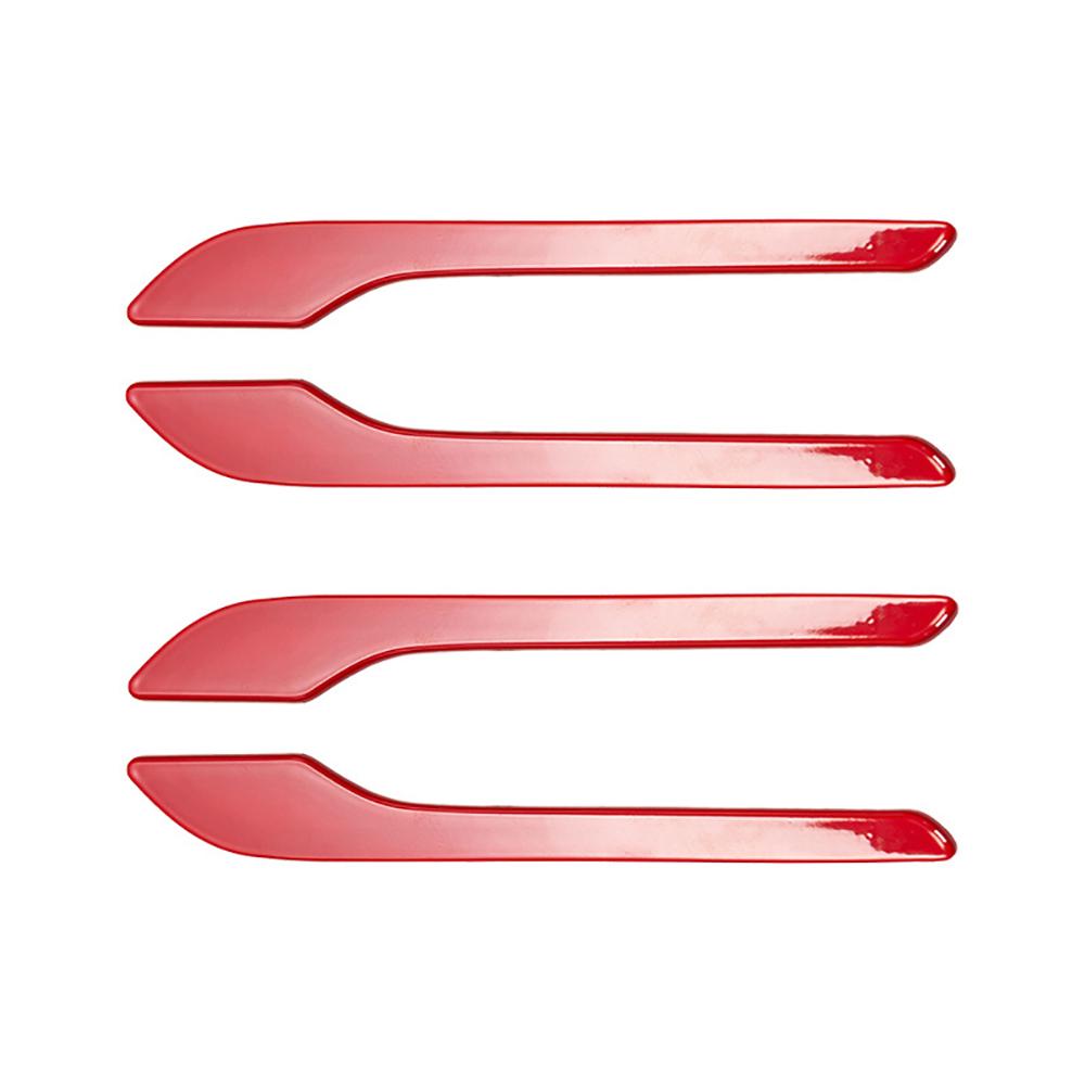 4pcs Car Door handle Wrap Cover Stickers Modification Accessories For Tesla Model 3 2017- Model Y -
