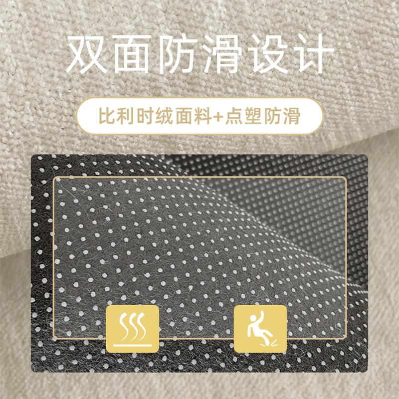 Home Doorway Rug Mat with Trim-to-Fit Design, Stain-Resistant & Anti-Slip - Practical Entryway Floor Carpet for Family Use