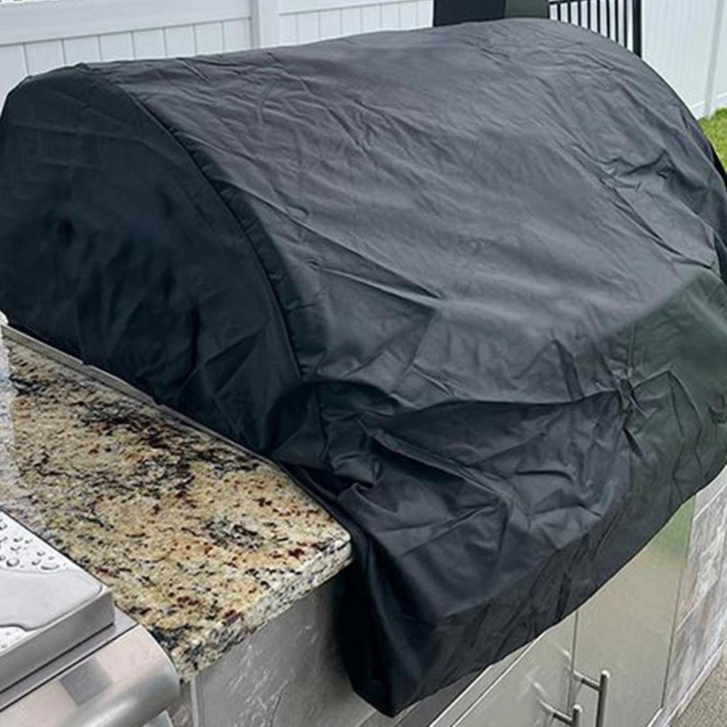 Built in Grill Cover BBQ Grill Top Cover 210D Oxford Fabric Waterproof Barbecue Cookware Protector for Backyard Yard Patio Lawn