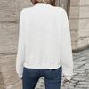 Women's Autumn and Winter New Solid Color Simple and Exquisite Zipper Jacket Baseball Collar Casual Jacket 5XL