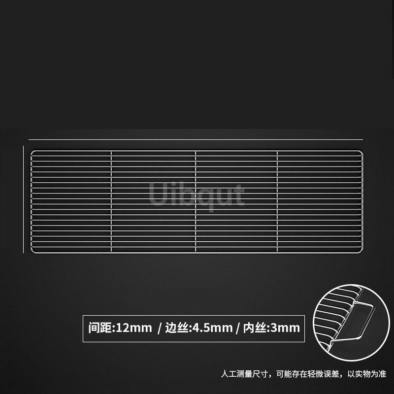 Stainless Steel 304 Food Grade BBQ Charcoal Grate Barbecue Grill Wire Net Mat Grid Mesh Net with Two Handles for Handy Use