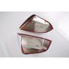 ABS Chrome Rearview Mirror Lamp Cover Trim For 2017- Tesla Model X 2pcs