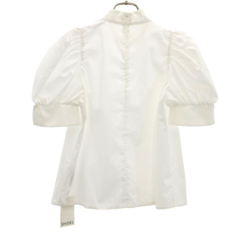 SNIDEL unused Short sleeve Puff sleeve blouse F white pullover Women Used
