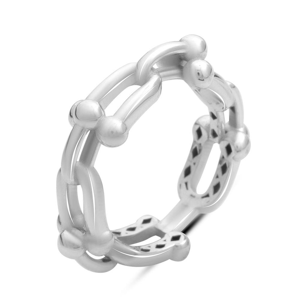 Серебряное кольцо с без камней, вес изделия 3,09 гр (2199083)