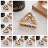 Multicolor Acetic Acid Hair Claw Korean Style Geometry Shark Clip Triangle Hair Crab Clip  Daily