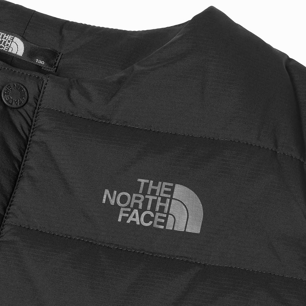 The North Face Micro Zephyr and Size 120 Kids' Cardigan, Unisex, Lightweight, Warm, Cold-Weather, Black,