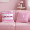 MAkeup Luxurny Fashion Brand S-SEPsHORA Pillow Case Anti-dustmite Pillowcase Invisible Zipper Silky Short Plush Sofa Cushion Cov