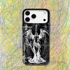 G-Gothic Cyber Sigil Cybersigilism For iPhone 17,16,15,14,13,12,X,8,Pro,Max,Plus,SE4,Air,Mini Black IMD Matte Case