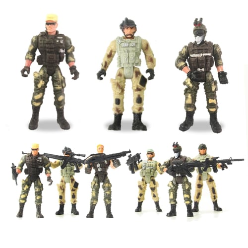 STARTIST 6-Piece American Soldier Warrior Movable Joint Figure Collection 10cm H