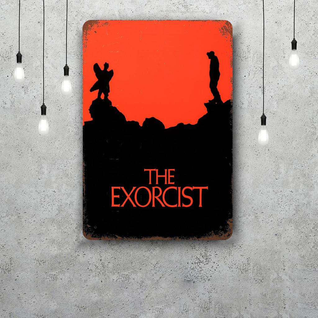 The Exorcist Movie Metal Signs Wall Decor Vintage Tin Signs Captain Metal Poster Decor for Bar Pub Club Wall Decoration