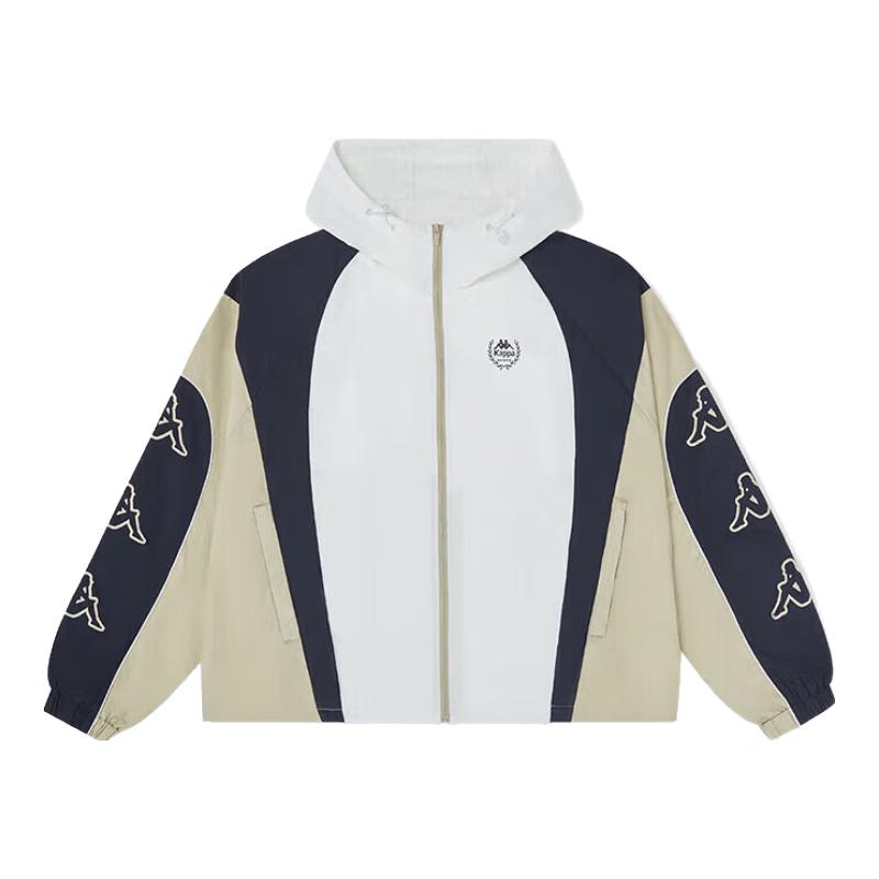 Kappa Women s Retro Logo Tape Hooded Windbreaker K0E42FJ24 XL