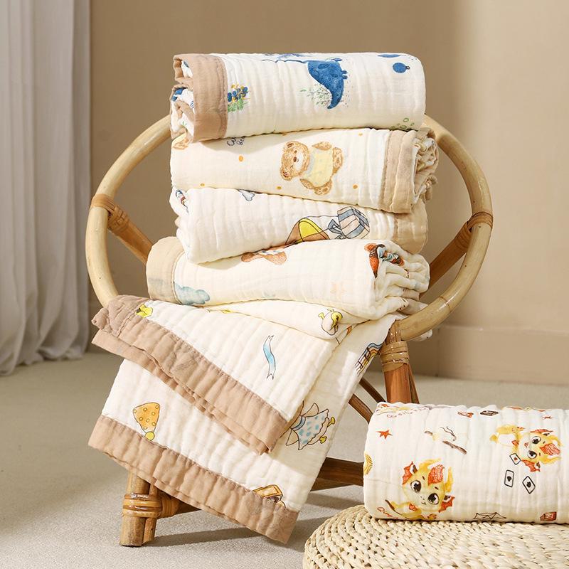 Washable Baby Gauze Quilt & Bath Towel for Cool Summer Use