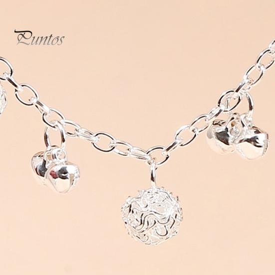 Friend Bracelet Retro Ethnic Style Bell Pendant Adjustable Extended Chain Beach Unique Anklet 2 in 1 Girl Jewelry Gift Alloy