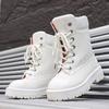 Fashion High Top Boots for Men Outdoor platform Mens Boots High Quality Lace-Up Casual Boots Lightweight Waterproof Ankle Boots
