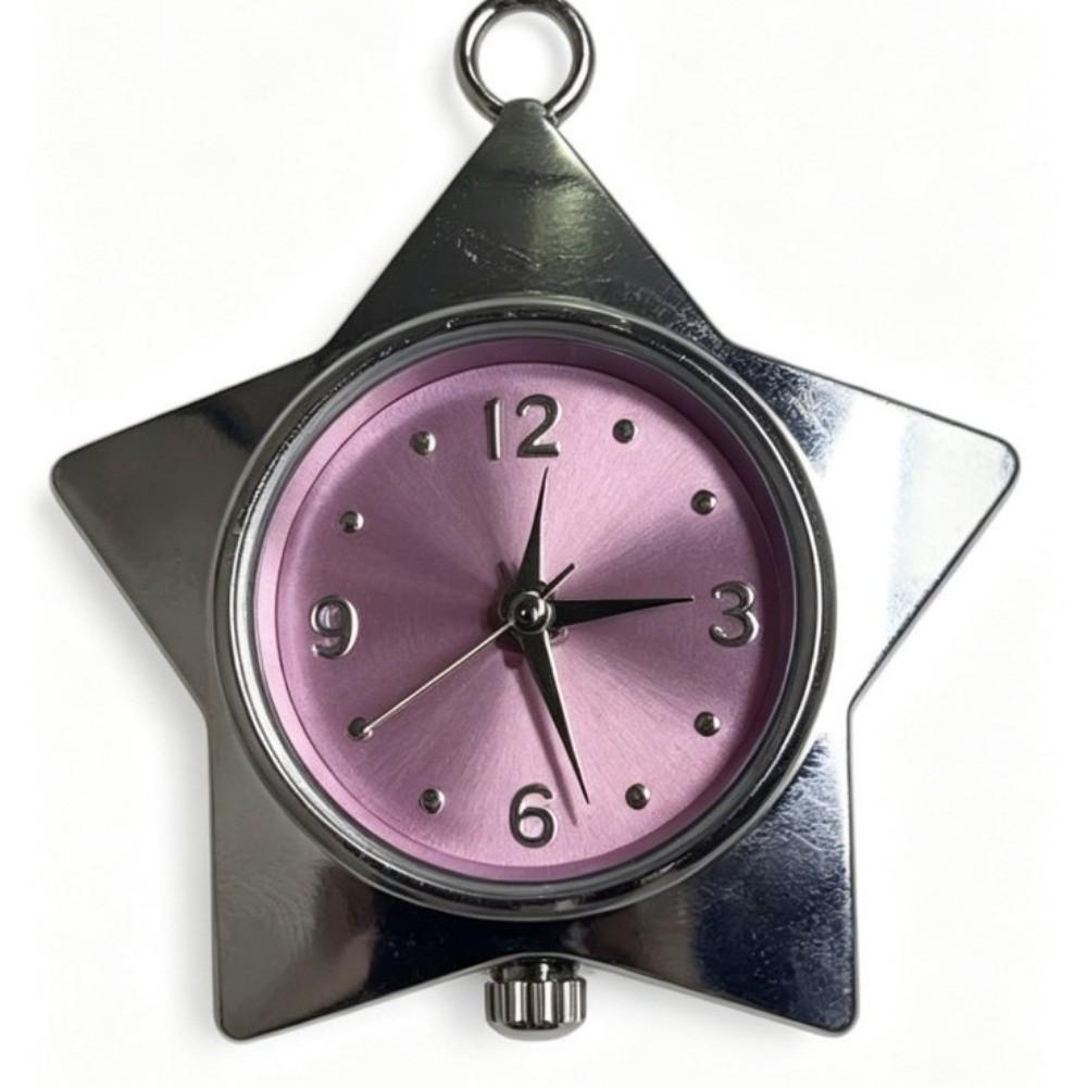 Star Design Pocket Watch Pendant Retro Style Pocket Watch Gift Keychain Ornaments Gift Giving