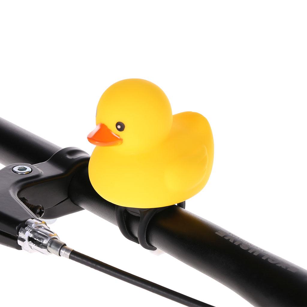 Small Yellow Duck Bicycle Bells for Head Lights Mountain Bike Handlebar Cartoon