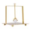 Napkin Dispenser with Weighted Glass Ball Rectangular Elegant Iron Napkin Holder Tissue Stand for Kitchen