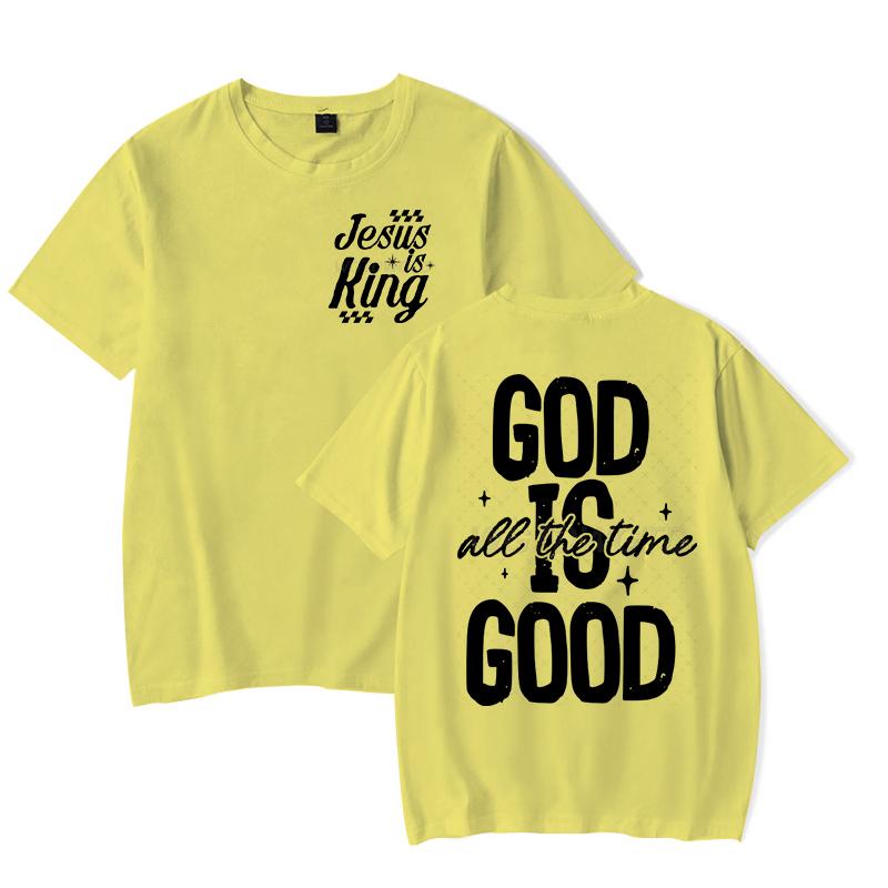 Jesus Religious Believe Shirts for Unisex Women God Is Good All The Time Classic Tops Gift for HerHim Faith Based TShirt tops