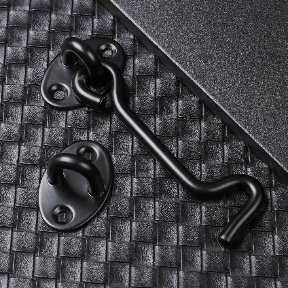 Heavy Duty Hardwar 4 Inch Gate Lock Screen Latches Gate Latch Barn Door Lock Hook and Eye Latch