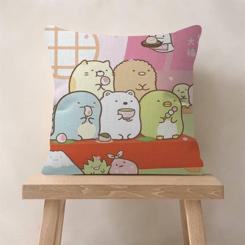 Cartoon Sumikko Gurashi Cool Cushion Cover x Polyester Sofa Cushions Decorative Throw Pillows Home Decoration Pillowcover