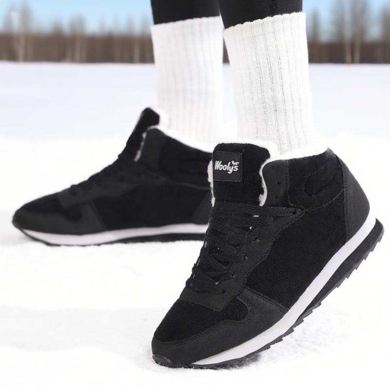 

Women s Platform Snow Boots Chunky Sole Waterproof Warm Fleece Casual Shoes Warm Plush Non-Slip Sole Simple Elegant Snow Boots 36 чорний