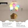 Dreamy Cartoon Flying House Pendant Lamp for Kids - Creative Decoration for Children's Room or Girl's Bedroom Ceiling