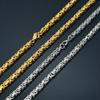 New European and American Titanium Steel Gold Thick Stainless Steel Necklace Domineering
