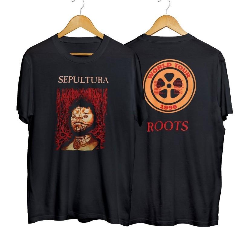 Vintage 1996 Sepultura Roots World Tour Shirt Unisex Cotton S-5XL Gift For Fans S