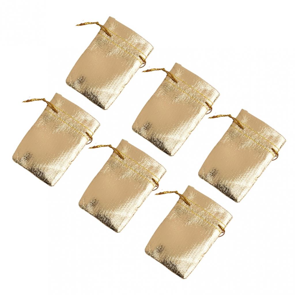 50ks Efektní organzové sáčky s kovovým leskem Perfektní pro svépomocné dárky