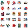 50 Aufkleber Nfl Super Bowl Personalisierte DIY Dekorative Aufkleber Wiederholt Klebend Wasserdichte Aufkleber