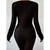 Women S Sexy Deep V Twist Knit Slim Fit Long Sleeve Sweater For Fall Winter