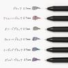 Pentel EnerGel Gel Pen - 0.7mm - Black Colors 6-Pack (BL77A-6)