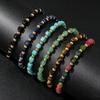 Boho Lapis Lazuli Tiger Eye Bracelets Geometric Square Cube Bracelet Energy Jewelry