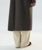 MUSINSA STANDARD Cashmere Blend Daddy Shoulder Single Long Coat [Heather Brown]
