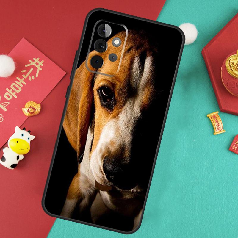 Beagle Dog Cute Cartoon Case For Samsung Galaxy A34 A54 A14 A15 A25 A35 A55 A53 A33 A13 A52 A32 A12 A51 A71 Cover