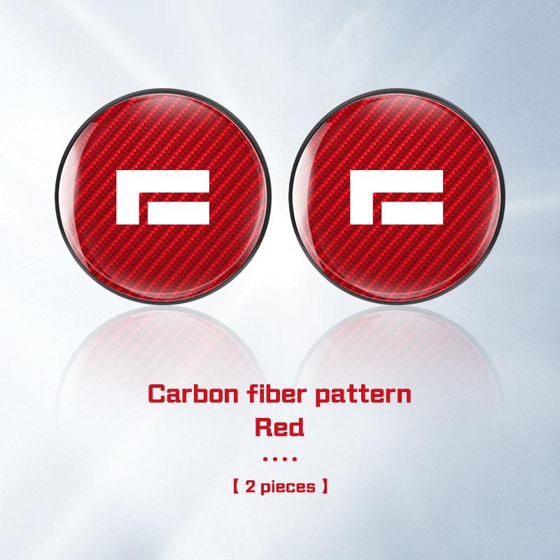 For BAIC Jishi Polestone 01 Rox 01 2026 2026 2026 Carbon Fiber Car Coaster Water Cup Mat Anti-slip Pad Accessories