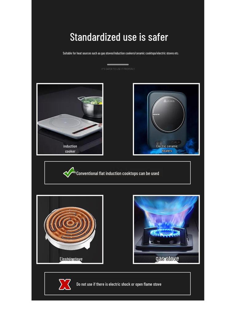 Large Capacity Stainless Steel Teapot with Filter for Electromagnetic Stoves