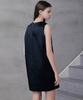 Rank 5 [Dayne] Satin Mini Dress_Black