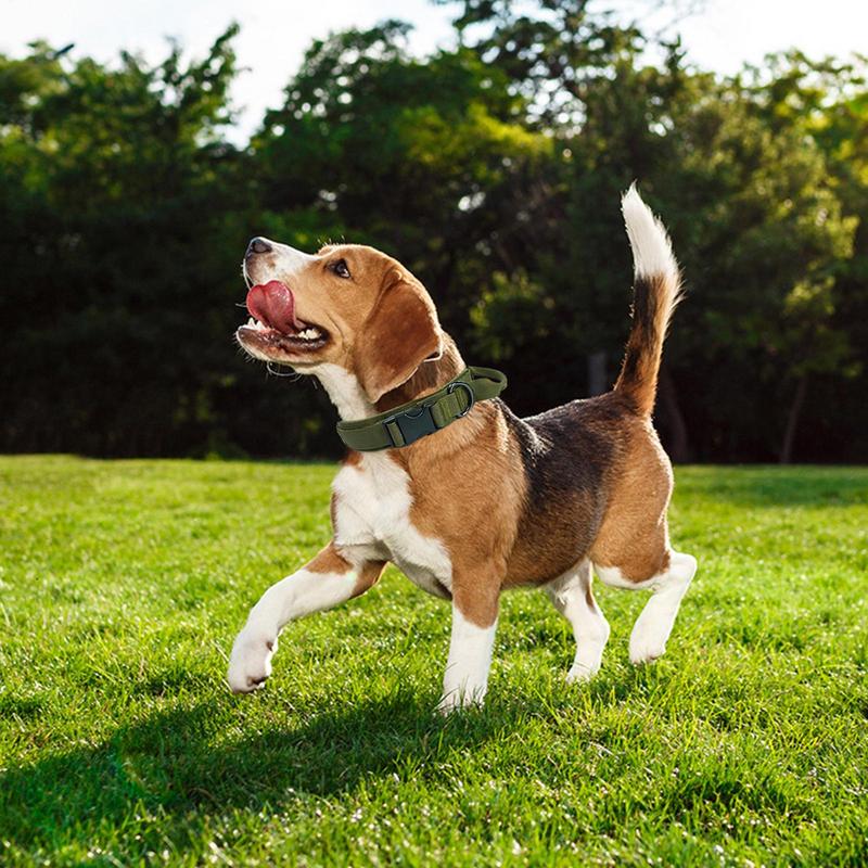 Adjustable Cat Collar Thickened Nylon Pet Collar For Medium And Large Dog Comfortable Pet Collar For Outdoor Training
