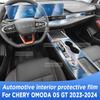Für CHERY OMODA 05 GT 2024 Panel Navigationsbildschirm Automobil Innenraum TPU Schutzfolie Kratzfest Zubehör