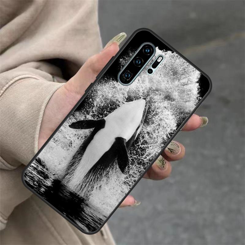 Killer Whale Orca Case For Huawei Nova 9 SE 10 5T 11i 8i 7i 3i Y61 Y91 Y60 Y70 Y90 P20 P40 Lite P30 Pro Cover
