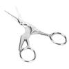 Stainless Steel Retro Style Crane Shape Sewing Scissor Tailor Handcraft Cutting ShearSilver